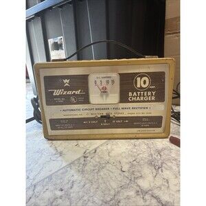 vintage western auto wizard battery charger 10 amp Model #L-5095